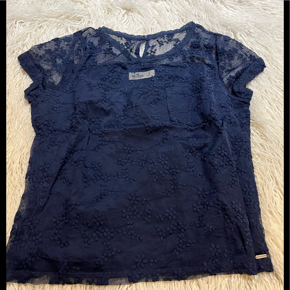 Lace crop top